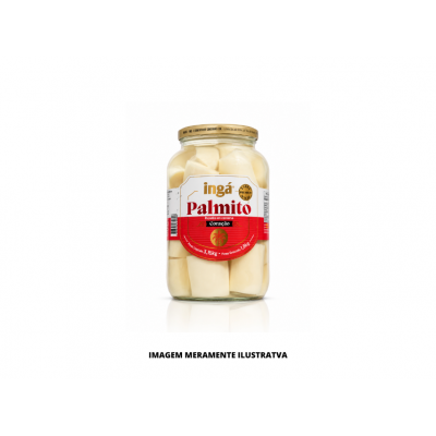 PALMITO - INGÁ - 1,8KG PUPUNHA CORAÇÃO